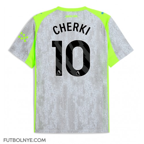 Camiseta Manchester City Rayan Cherki #10 Tercera Equipación 2025-26 manga corta